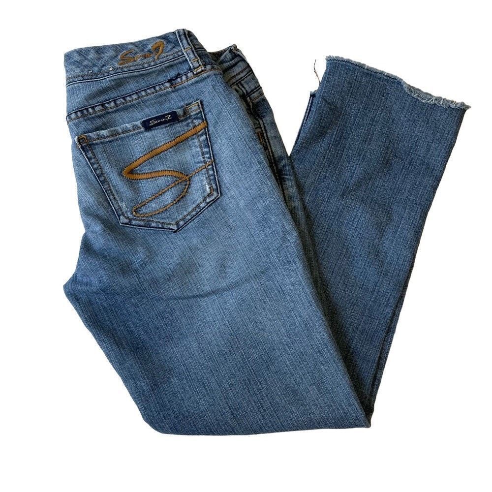 Seven7 Low Rise Denim Capri - Women’s 28‎